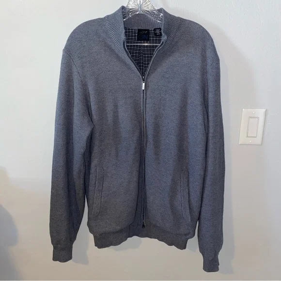 Greg Norman Gn Collection Men's M Chelsea Full Zip Wind Sweater Golf Jacket