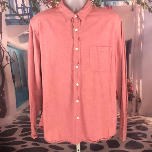 J. Crew Light Red Button Up Shirt