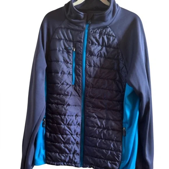 Royal & Awesome Men’s Size XL Performance Golf Quilted‎ Jacket Navy Royal Blue