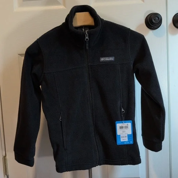 Columbia Kids Charcoal Fleece Zip Up Jacket NWT