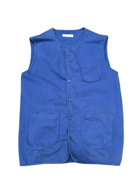 Kestin Hare Workwear Blue Vest Made in Portugal Size Small