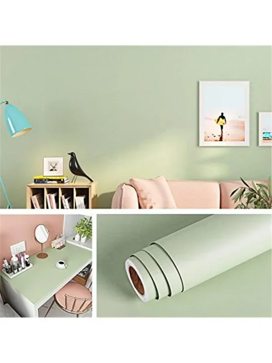 Sage Green Peel And Stick Wallpaper Removable Contact Paper Wall Decor Vinyl
