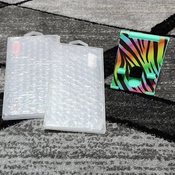 TRANSPARENT CLEAR SET-OF-6 TOP PROTECTION COVERS FOR PHONE