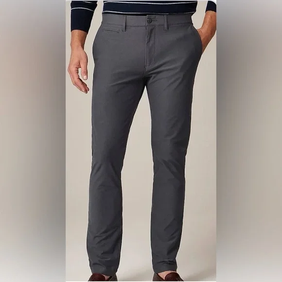 J. Crew Men’s 484 Slim-fit tech pant Slate Gray Size 29x32