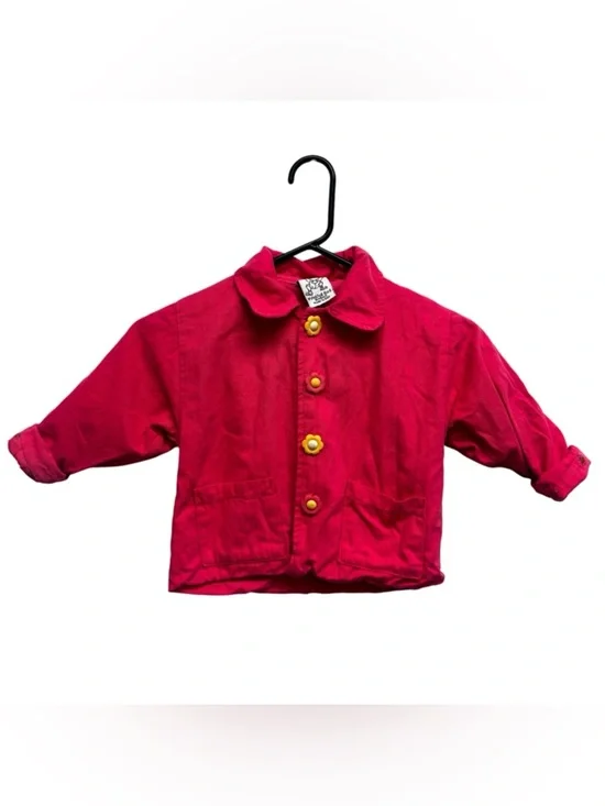 Vintage Painting Red Rhinos Jacket