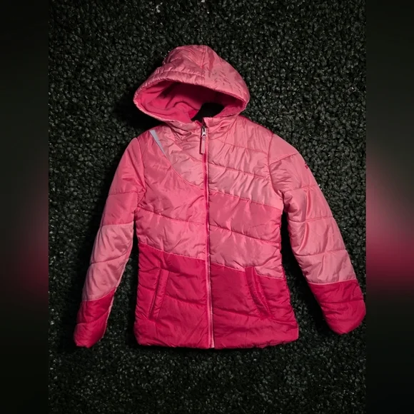Kids Pink Hooded Jacket