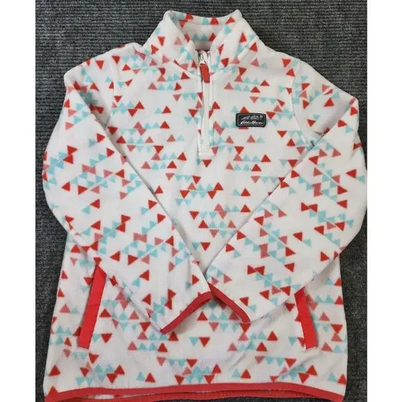 Eddie Bauer Youth Girl's Quest Fleece 1/4 Zip Pullover Size Large 14-16