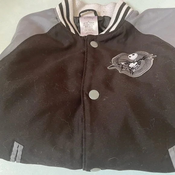 GUC Disney | Nightmare Before Christmas Jack Skellington Varsity Jacket | Sz 4T