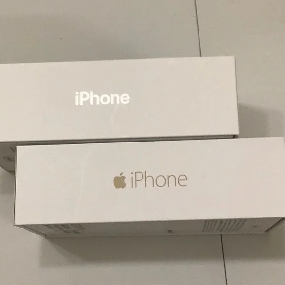 BOXES ONLY!Apple iPhone White and Gold Premium Cell Phone
