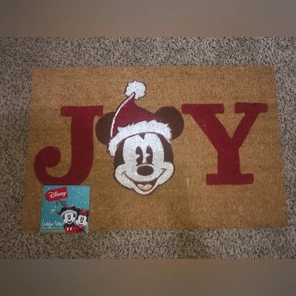 Mickey Mouse Christmas Doormat