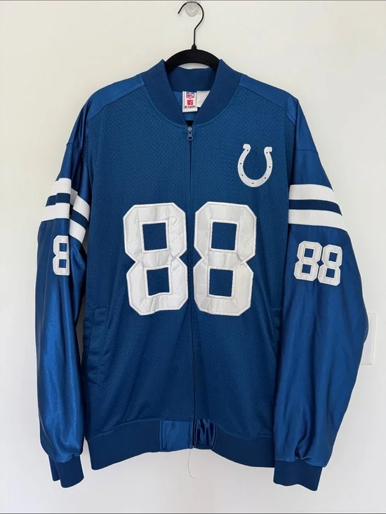 NFL Indianapolis Colts Marvin Harrison Jersey Jacket - Size XL