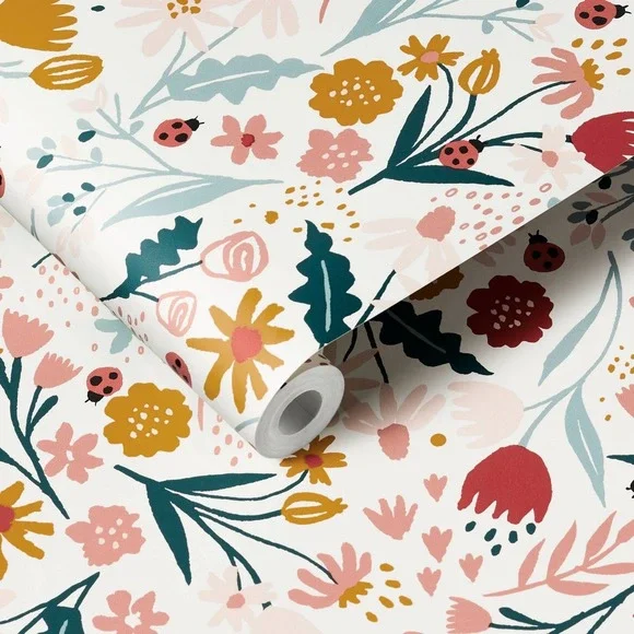Pillowfort In the Garden Peel & Stick Kids' Wallpaper - Target‎