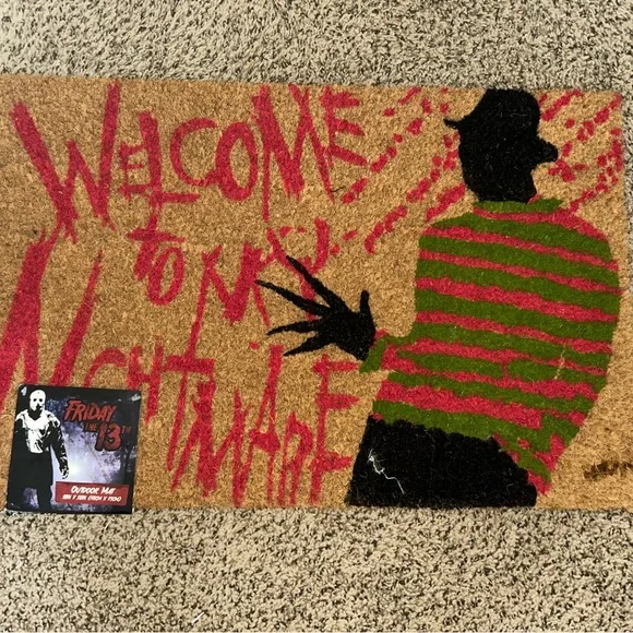 Friday the 13th Halloween Doormat
