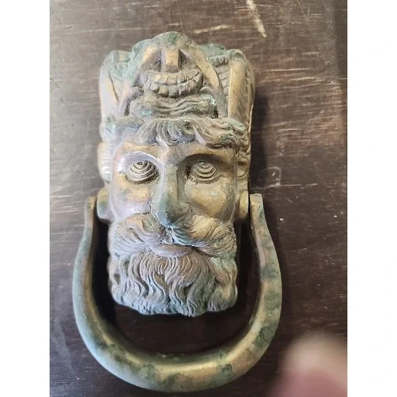 Face Heavy Brass Door Knocker