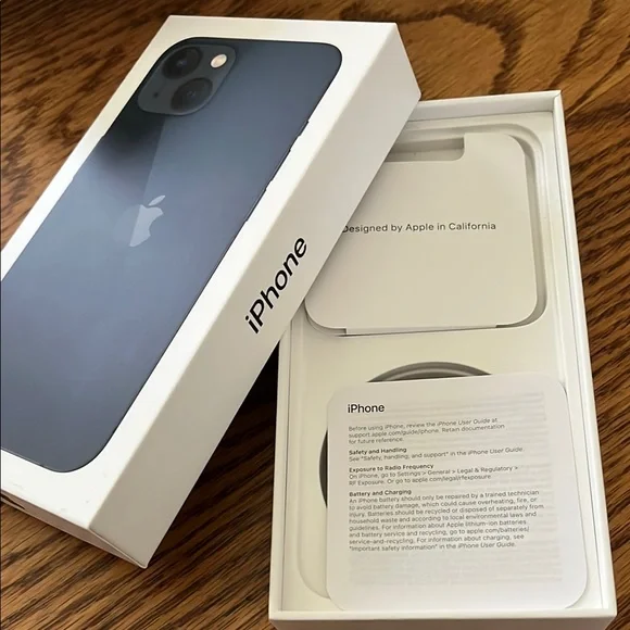 Empty Box Apple iPhone Black iPhone 13 📱