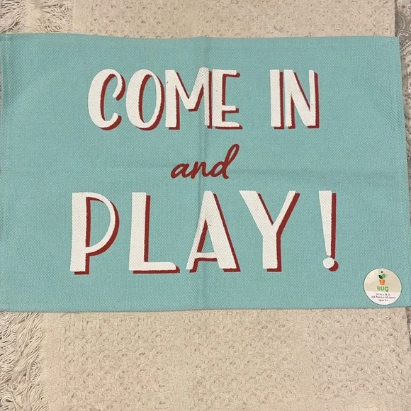 Come In and Play Rug 24” X 16” NWT