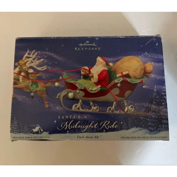 Vintage Hallmark Santa’s Midnight Ride 2005 Decor