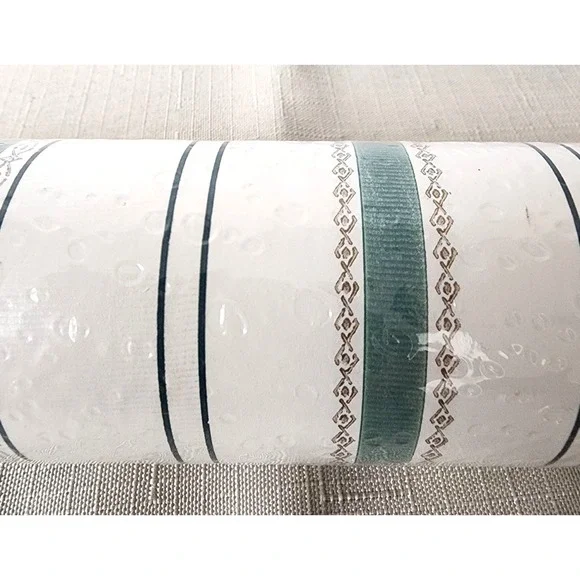 YORK‎ Wallpaper Carey Lind Design SP 7330 R1 Green Stripe Pattern 56 Sq. Feet