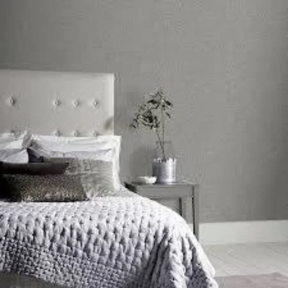 NEW Arthouse 676007 Linen Textures Wallpaper, Mid Grey sealed