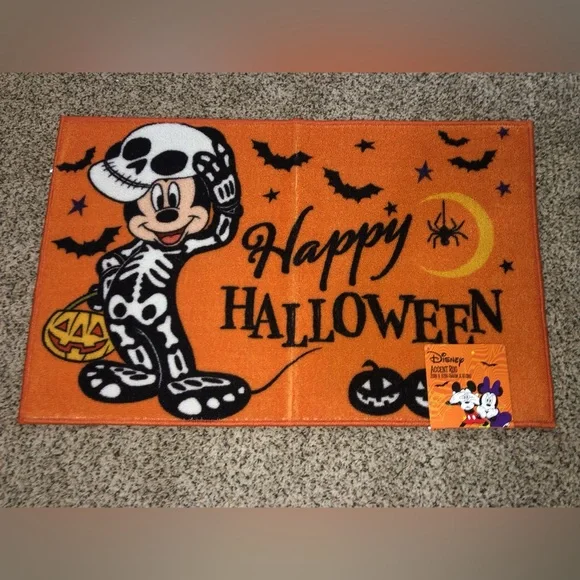 Mickey Mouse Halloween Accent Rug