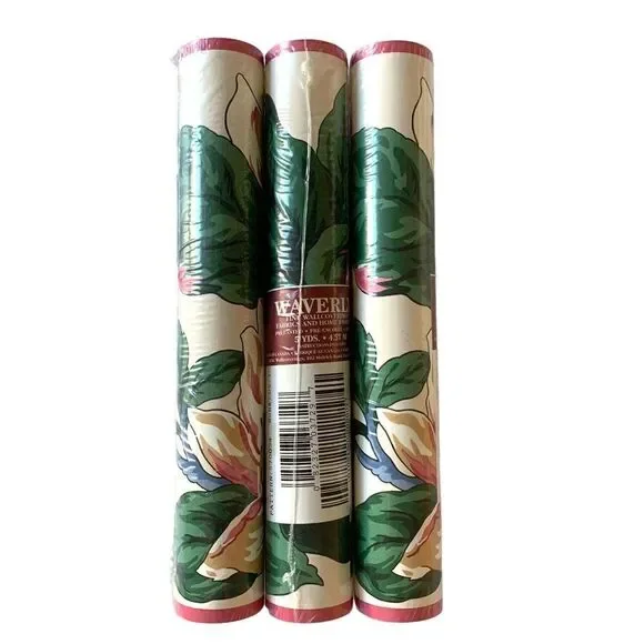 Waverly Floral Btanical Wallpaper Border