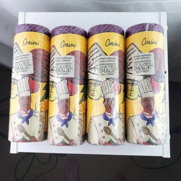 Our Own Image Mark Andresen's Creole Collection Chef Borders Set of Four NWT