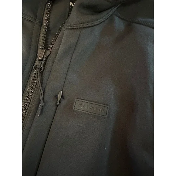 Filson Artis Vest Mens XXL Black Full Zip Fleece Lined Outdoor Workwear