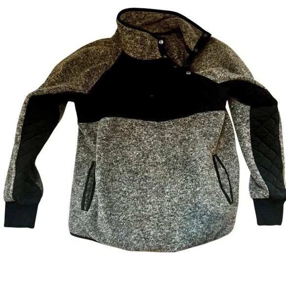 Abercrombie & Fitch‎ Men's Sherpa Fleece Snap Pullover