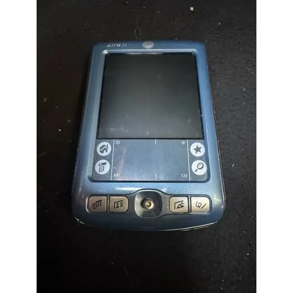 Palm Zire 71 Blue Handheld PDA Pilot Digital Organizer Planner No SD