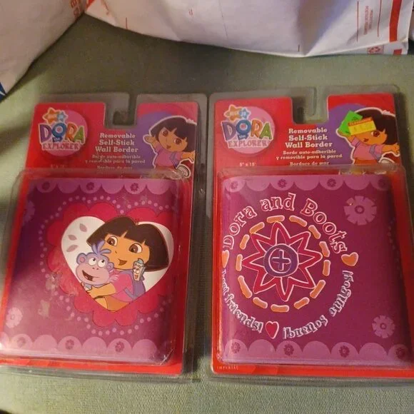 DORA THE EXPLORER AND BOOTS WALLPAPER BORDER FOR LITTLE GIRLS ROOM