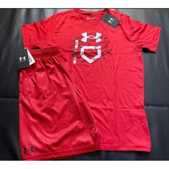 NWT Under Armour Athletic Set Boys Youth Size XL