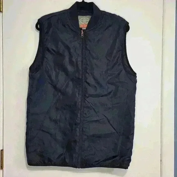 NWT St. John's Bay Outdoor Navy Blue Zip Up Vest Size M‎