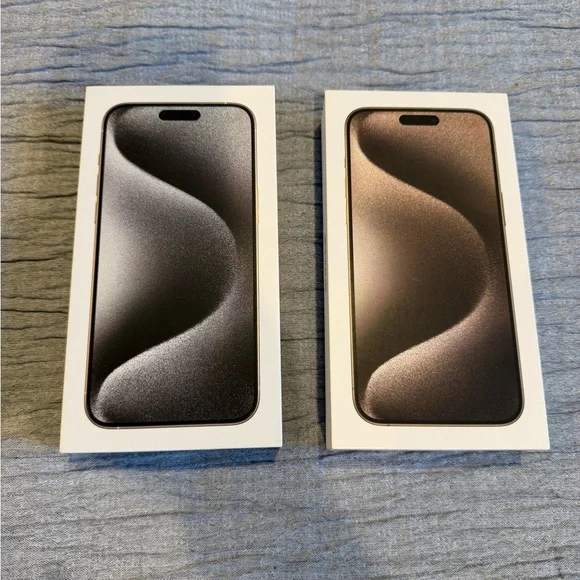 iPhone 15 pro max two boxes