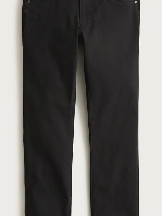 J. Crew Men's Slim Straight Black Jeans