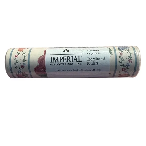 Imperial Wallpaper Border Pre-Pasted Coordinated Borders 5 yd Roll‎
