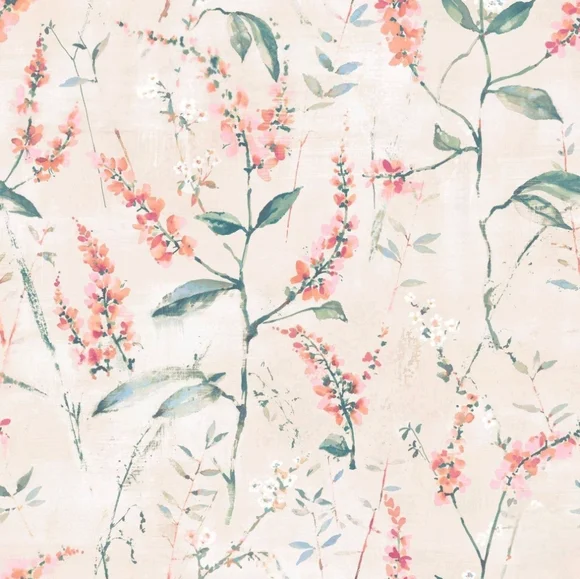 RoomMates Floral Sprig Peel & Stick Wallpaper