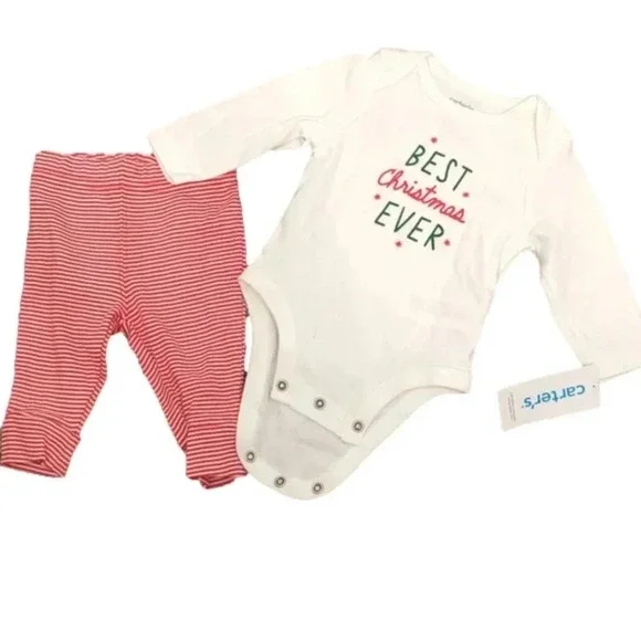 CARTER'S Best Christmas ever Baby outfit