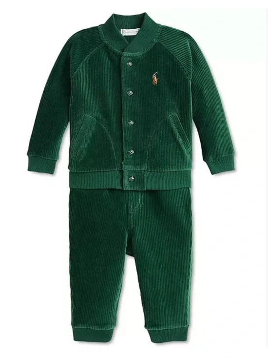 Polo Ralph Lauren Baby 2-Pc. Corduroy Jacket & Pants Set - Size 9 Months
