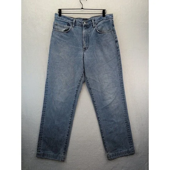 Pepe Jeans ORIGINAL PEPE COMFORT Jeans Y2K Distressed Relaxed Fit Size 36x33