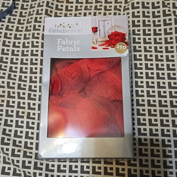 Red Fabric Petals