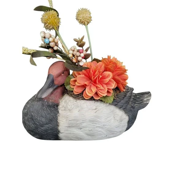 Vtg Duck Planter Ceramic FTD Vase Planter 1990's 10