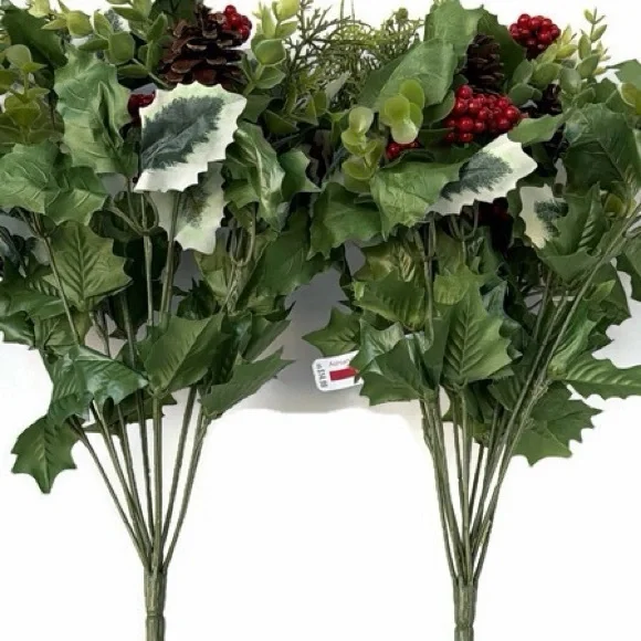Christmas Floral Decor Lot