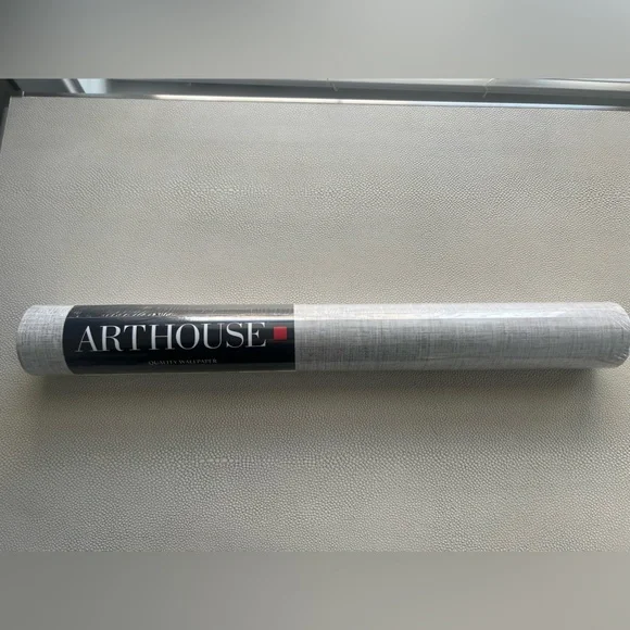 ARTHOUSE Light Gray Textured Wallpaper | 1 Roll | Accent Wall or DIY Projects