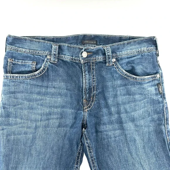 Silver Jeans Co. Zac Relaxed Straight Leg Medium Wash Denim Size 36x33 Bootcut