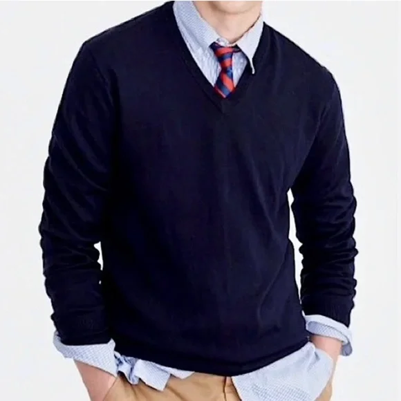 J. Crew Merino Wool V-Neck Sweater
