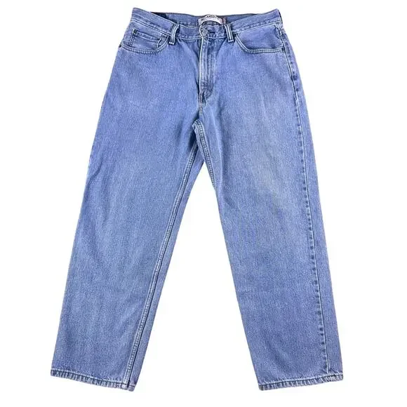 Levi's 550 Men’s Jeans Adult 36x30 Blue Denim Relaxed Fit Red Tab Straight Leg‎