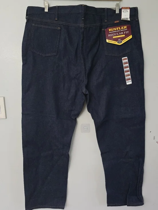 Rustler Jeans Sz 50 X 30 Wrangler Brand NWT Classic Reg Fit Bootcut