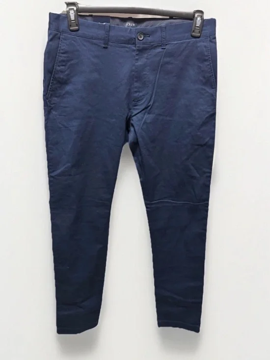 J.Crew Slim Flex Chinos Men’s 32x34 Navy Blue Pants Casual Minimalist Y2K