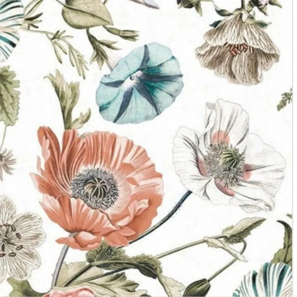2 Vintage Poppy Peel & Stick Wallpaper RoomMates York Wallpaper RMK12281PL. #3