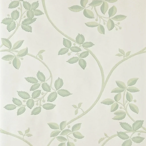1 Roll Farrow & Ball Ringwold Sage green and cream Wallpaper